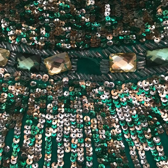 Sherri Hill Sequin and Gem Short Prom Dress - Picture 6 of 8